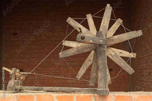 Photo: spinning wheel spinning wheel
