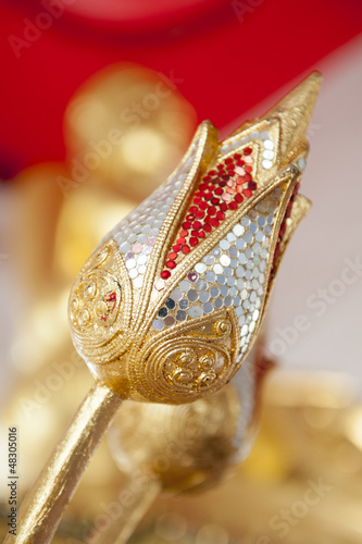 Photo: Buddhist alter decorations Buddhist alter decorations