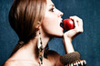 bite an apple