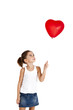 Girl with a red balloon