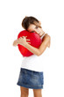 Girl with a red balloon