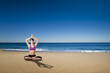 Yoga in the beach