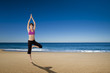 Yoga in the beach