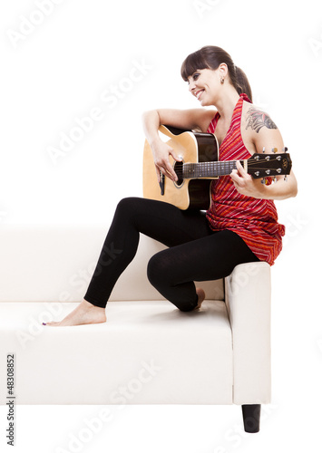 Photo: Playing guitar Playing guitar