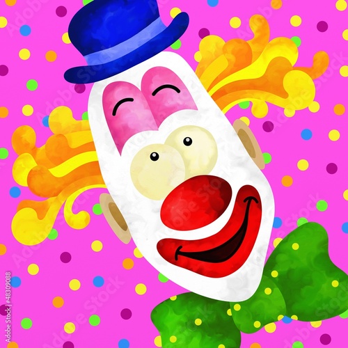 Illustration: clown fantasia clown fantasia