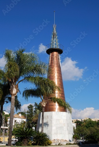 Photo: Copper obelisk, Marbella, Spain © Arena Photo UK Copper obelisk, Marbella, Spain © Arena Photo UK