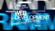 Video: Web development online solutions word tag cloud animation Web development online solutions word tag cloud animation