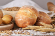 Homemade bread scene