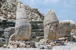 Toppled heads of the gods at the top of Mount Nemrut in Turkey