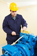 Machinist tuning elevator brakes mechanism