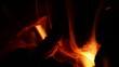 Video: Burning firewood, close up. Burning firewood, close up.