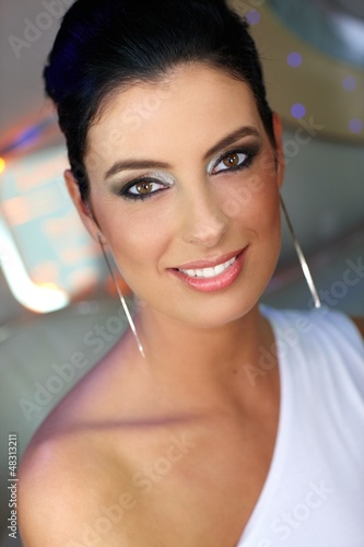 Photo: Portrait of smiling elegant woman Portrait of smiling elegant woman