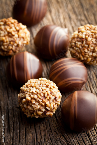 Photo: chocolate pralines chocolate pralines