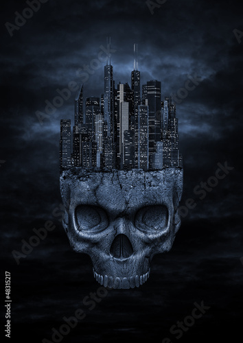 Illustration: Dark city Dark city