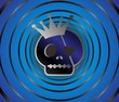 blue skull crown