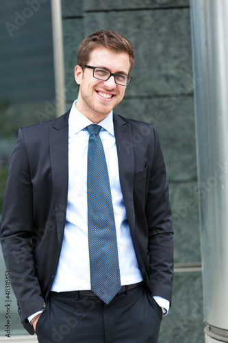 Photo: Smiling businessman Smiling businessman