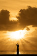 Yoga at sunrise
