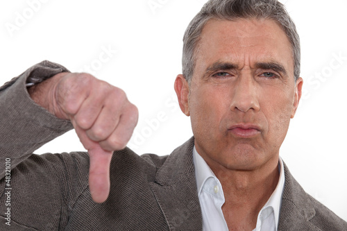 Photo: Grey-haired man Grey-haired man
