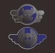 blue wing grunge