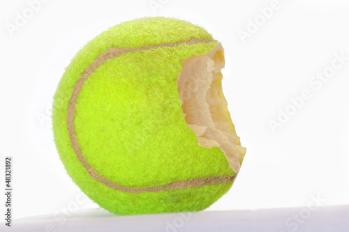 Photo: pelota mordida pelota mordida