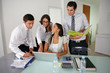 Foto: Business group preparing a proposal Business group preparing a proposal