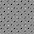 Black lace pattern with Dots on a white background