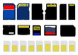 Selection of Memory and SIM Cards