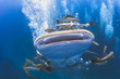 Whaleshark moving underwater