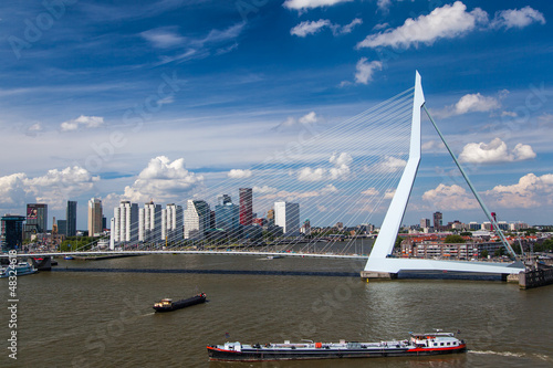 Photo: Erasmus Bridge in Rotterdam Erasmus Bridge in Rotterdam