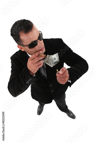 Photo: Questionable businessman Questionable businessman