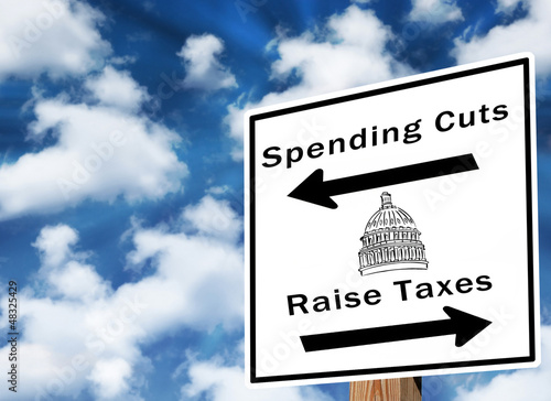 Illustration: Spending and taxes Spending and taxes