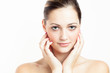 Photo: Beautiful Girl Face. Spa Woman. Perfect Skin. Skincare. Beautiful Girl Face. Spa Woman. Perfect Skin. Skincare.