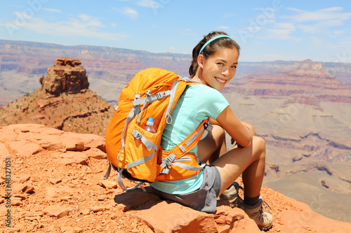 Photo: Grand Canyon hiker portrait. Grand Canyon hiker portrait.