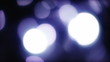 Blue defocused lights bokeh
