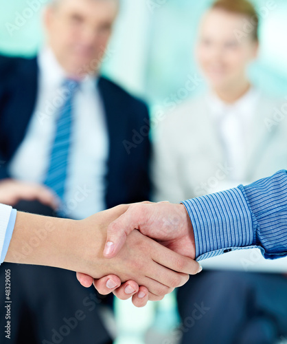 Photo: Making agreement Making agreement