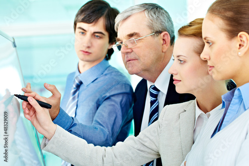 Photo: Presenting idea Presenting idea