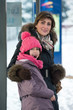 Photo: Mère et fille en hiver Mère et fille en hiver
