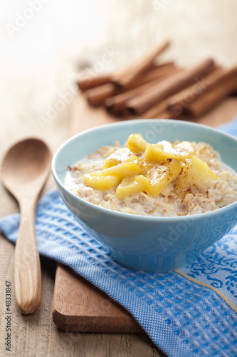 Photo: cereal with caramelized apple cereal with caramelized apple