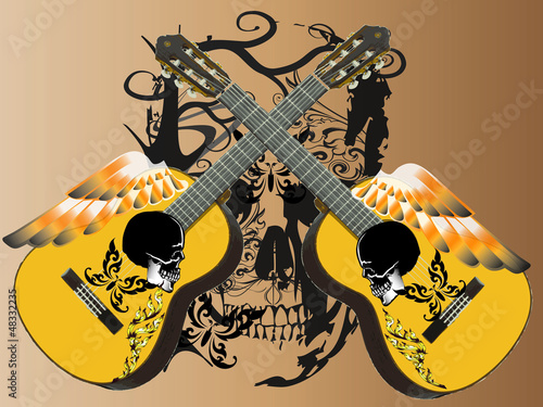 Illustration: guitar guitar