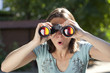 voyeurism with binoculars