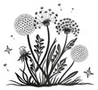 canvas print picture - Löwenzahn, Pusteblume, Sommer, Wiese