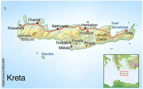 Illustration: Griechenland.Kreta Griechenland.Kreta
