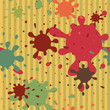 blots spattered seamless pattern