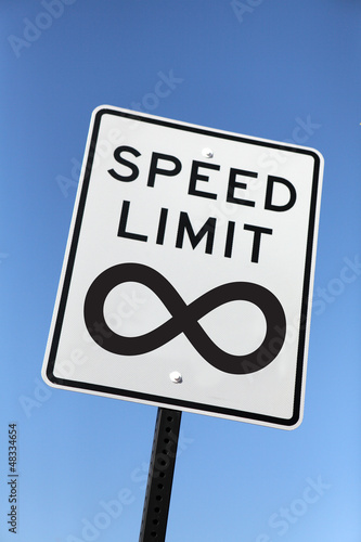 Photo: Speed Limit Infinity Speed Limit Infinity