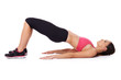Photo: Fit woman doing exercises Fit woman doing exercises