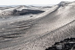 Sand dunes at sunset in the Sahara  in Morocco