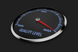 speedometer - quality level
