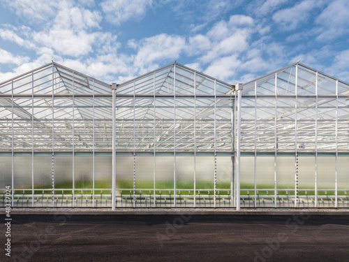 Photo: Front view of a new greenhouse Front view of a new greenhouse