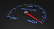 speedometer - quality level