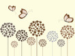 Floral background with flowers